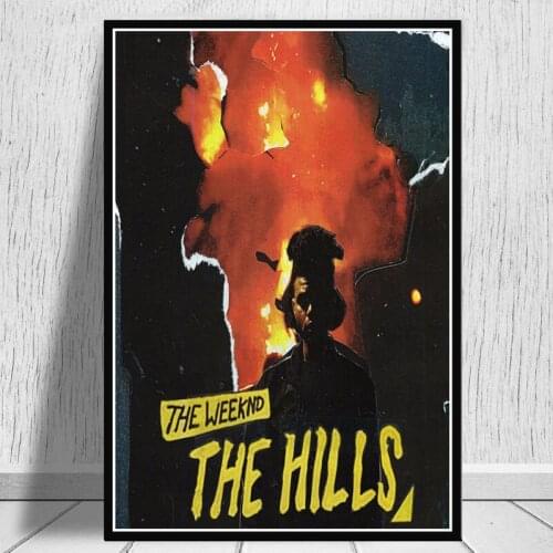 Poster Prints The Weeknd StarBoy R&B House Balloons Rap Music Album Oil Painting Canvas Wall Art Pictures Living Room Home Decor