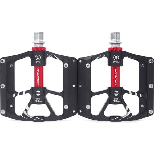 Flat bicycle pedal mtb mountain bike pedals 3 Bearing road bmx am xc platform vvt non-slip cnc 9/16 Alloy bike pedal accessories