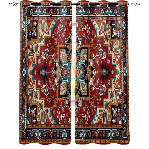 Flowers Texture Pattern Dense Window Curtain Kids Home Decor Accessories Living Room Bedroom Kitchen Children Curtain