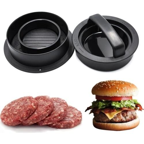 Hamburger Press ABS Hamburger Maker Round Shape Chef Cutlets Outdoor Hamburger Meat Beef Grill Burger Press Patty Maker Mold