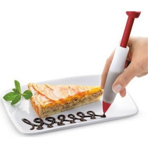 Silicone Food Writing Pen Chocolate Decorating Tool Cake Mold Cream Cup Icing Piping Pastry Nozzles Kitchen Gadge