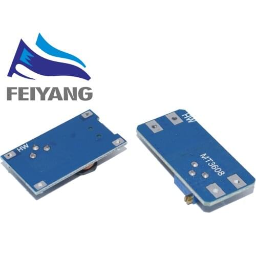 1PCS MT3608 2A Max DC-DC Step Up Power Module Booster Power Module 3-5V to 5V/9V/12V/24V