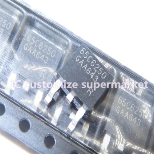 10PCS/LOT NWE 65C6250 IPD65R250C6 TO-252 700V 46A SMD Transistor