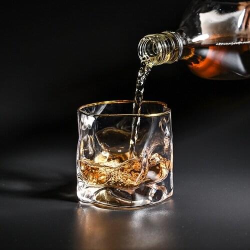 250ml twisted Japanese whiskey glass glass bar glass shochu glass beer glass wine glass spirits glass