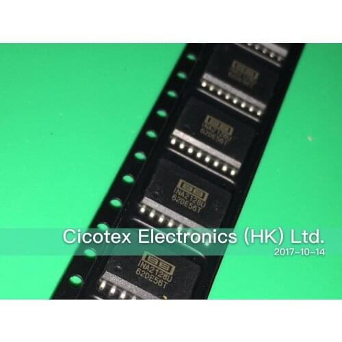 3pcs/lot INA2128U SOP16 IC OPAMP INSTR 1.3MHZ 16SOIC INA2128 1NA2128U