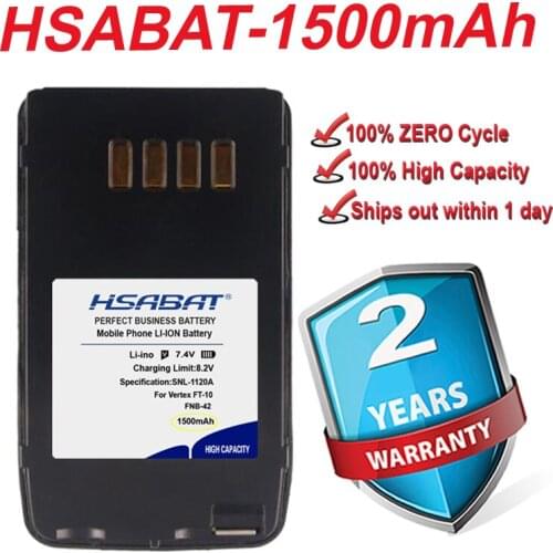 Top Brand 100% New 1500mAh FNB-41 FNB-42 Battery for Vertex FT-10 FT-10R FT-40 FT-40R FT-50 FT-50R VXA-100 YAESU in stock