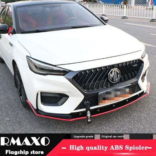 For Morris Garages MG 6 Body kit spoiler 2020-2021 MG6 DFK ABS Rear lip rear spoiler front Bumper Diffuser Bumpers Protector