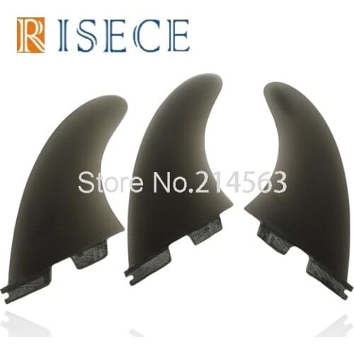 FCS2 Fins Full Fiberglass Surf Fins FCSII Surfboard Fin Transparent Grey fcs ii fins fcs 2