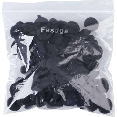 Fasdga 100 Pcs Black Sponge Earbud Headphone Cap Ear Pads Cover Replacement