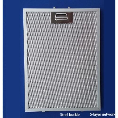 Cooker hood mesh filter metal grease filter kitchen range hood filter replacement filter screen aluminum mesh range hood filter