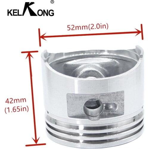 KELKONG 52mm Piston Gasoline Cylinder Chainsaw For Haojue Suzuki AN125 HS125 HS125T 125cc Engine Spare Parts Motorcycle