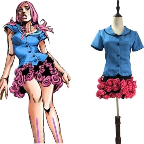 JoJos Bizarre Adventure Hirose Yasuho Cosplay Costumes