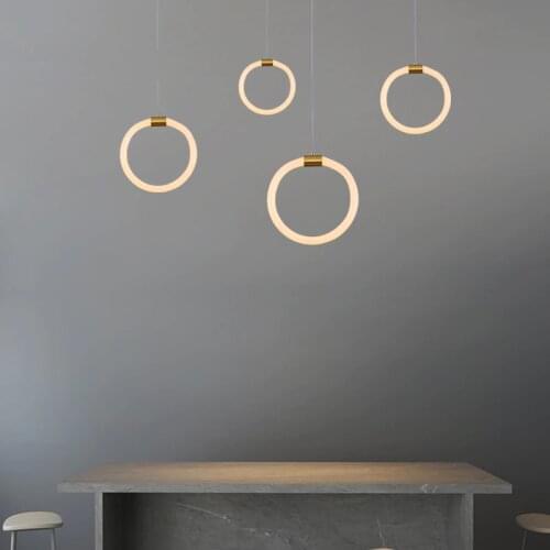 LODOOO Modern led pendant lights modern design for living room bedroom study hanging lamp Restaurant kitchen pendant lamp