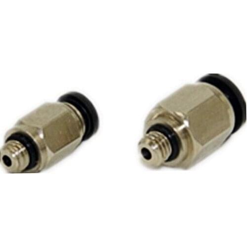 Mini type fittings PC-C M 5BSP pneumatic valve micro connectors PC-C4-M5 Penumatic fittings pc Mini-connector 1pc