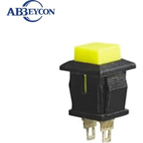 NS187 PBS-15B 250VAC OFF-(ON) 2 pin square push button switch