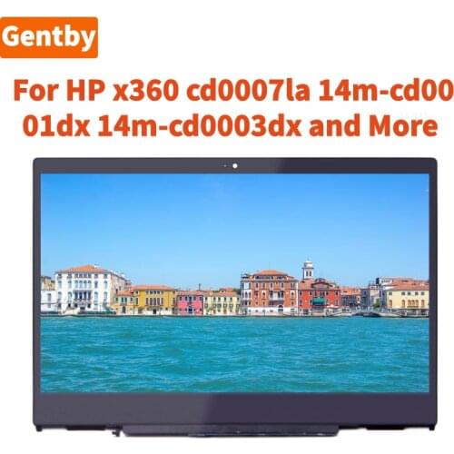 New For 14" HP x360 cd0007la 14-cd0011nr 14m-cd0001dx 14m-cd0003dx 14m-cd0005dx LCD Panel Touch Screen Assembly