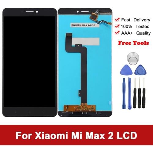 Original 6.44'' Display For Xiaomi Mi Max 2 LCD Touch Screen Replacement Screen For Xiaomi Mi Max 2 Display Max2 LCD With Frame