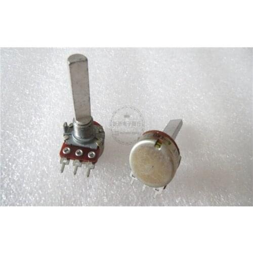 Original new 100% A102 16 Type A1K amplifier audio volume potentiometer handle length 30mm half handle aperture 8mm (SWITCH)