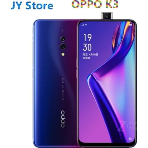 Original Oppo K3 4G LTE Mobile Phone Snapdragon 710 Android 9.0 6.5" 2340X1080 8GB RAM 256GB ROM 16.0MP Fingerprint Face ID