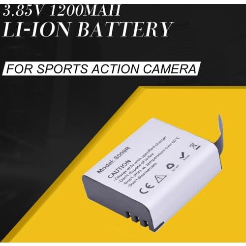 Hawkeye Firefly S009R 3.85V 1200mAh 4.62Wh Li-ion Rechargeable Replacement battery for 8S 8SE Sports Action WIFI Camera