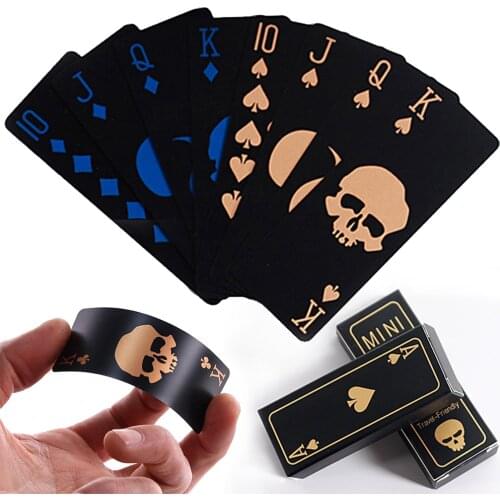 Rectangular Playing Card Plastic Leisure Entertainment Waterproof Table Game Toy 54pcs Magic Card Gift Gambling Board For Adults