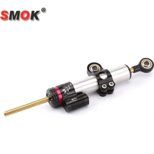 SMOK Universal Motorcycle Adjustable Steering Damper Stabilizer For Yamaha R15 V3 FZ16 R25 XJR 1300 MT 09 Tracer YZF R6 FZ6