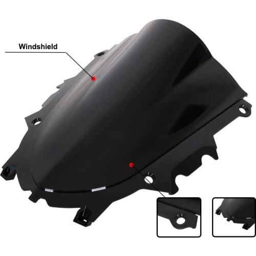 Motorcycle Screen Windshield Fairing Windscreen For Yamaha YZF R3 2019 2020