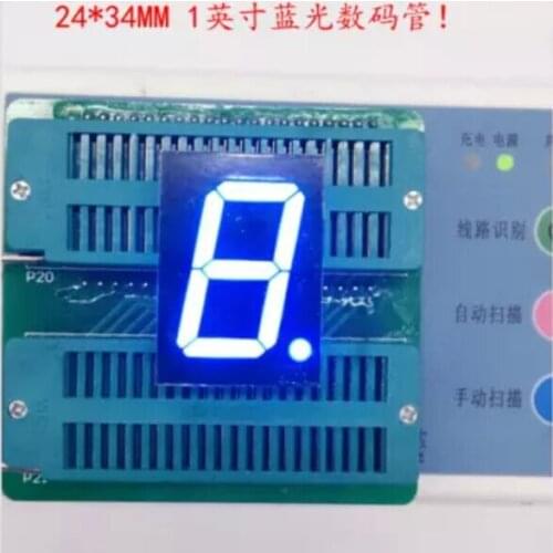 1inch 1digit blue 7 segment led display 1106AB/1106BB