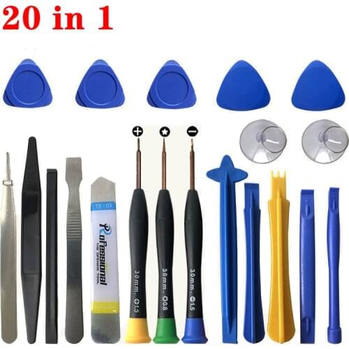 20 in 1 Mobile Phone Repair Tools Opening for Android iPhone iPadTool Screwdriver Set Laptop Computer Hand Kit Opening Tool