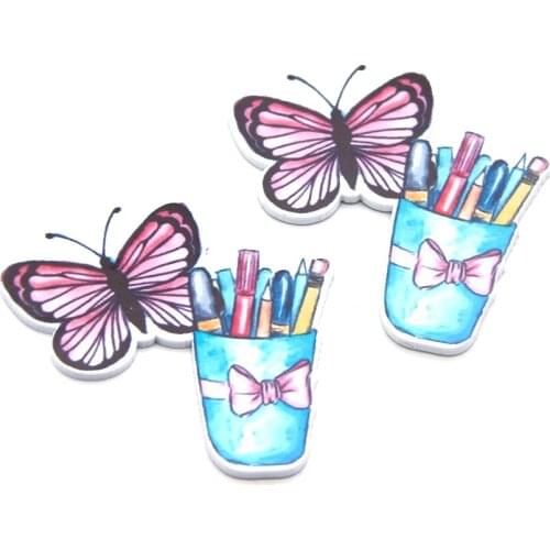 David accessories Owl Unicorn Egg ABC Back to School Flatback Planar Resin Acrylic,DIY Holiday Party Decoration Crafts,5Yc7268