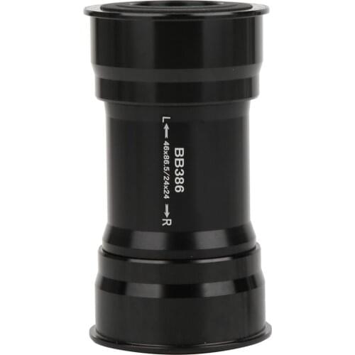 BB386 Aluminium Alloy Black Mountain Bike Frame To Crankset 24mm Press In Bottom Bracket Bicycle Accessory