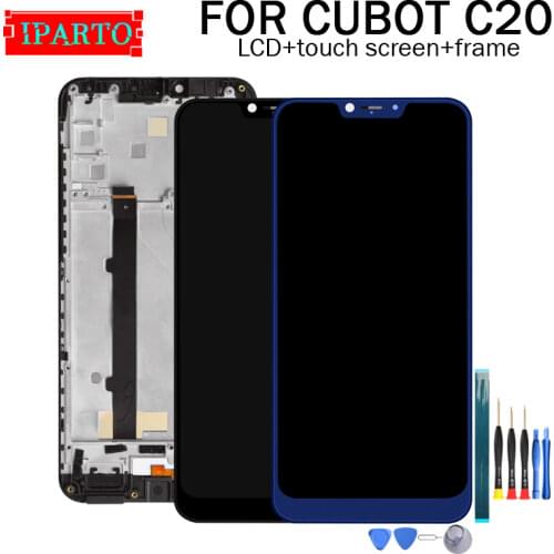 CUBOT C20 LCD Display+Touch Screen Digitizer+Frame Assembly 100% Original LCD+Touch Digitizer for CUBOT C20