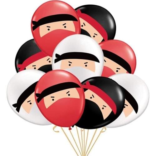 Boys Kids Ninjagoing Theme Birthday Party Tableware Balloon Candy Box Flag Plate Cup Straw Tassel Party Supplies