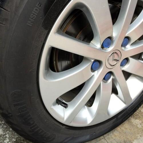 For GMC Emblem For Sierra Savana Yukon Envoy Cadillac Daihatsu Fiat Holden Universal Wheel Tire Stem Cap Cover Car Accessories