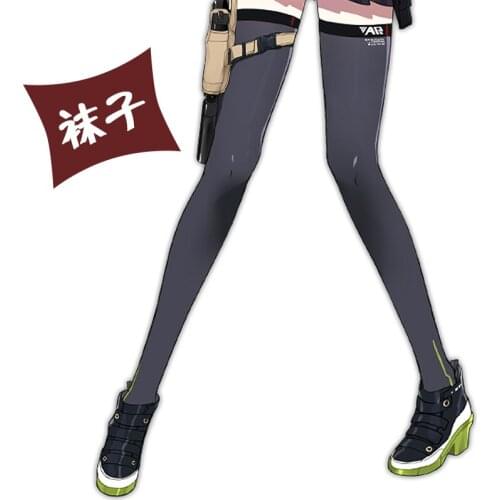 The High Quality Hot Game Girls Frontline HK416 Cosplay Costume Combat Knee-High Socks Halloween Party Role Play Clothing