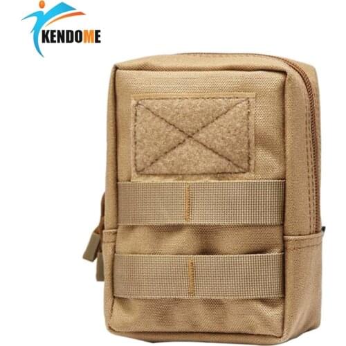 Hot Unisex Outdoor Tactical Molle Bag 600D Nylon Pouch Portable Outdoor Mobile Phone Wallet Travel Military Sports Waist Pack