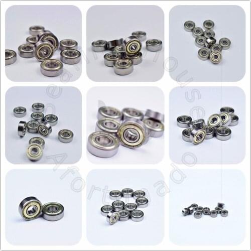 Metal sealing Multiple sizes 603zz 604zz 605zz 606zz 607zz 608zz 623zz 624zz 625zz 626zz bearings 10piece free shipping bearing