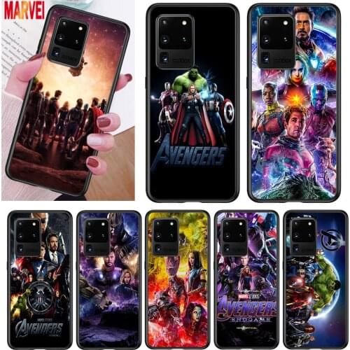 Fashion Marvel Avengers For Samsung Note 20 10 8 9 M02 M31 S M60S M40 M30 M21 M20 M10S F62 M62 M01 Ultra Pro Plus Phone Case
