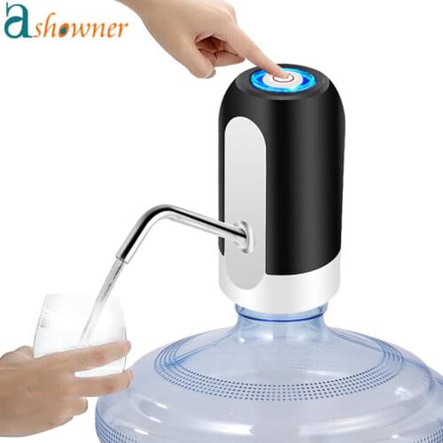 Water Bottle Pump Mini Barreled Water Electric Pump USB Charging Automatic Portable Smart Switch Water Dispenser Home Gadgets