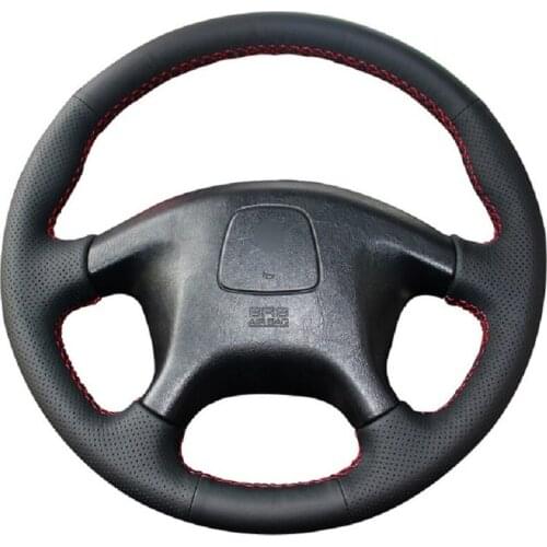 Steering Wheel Cover for Mitsubishi Pajero Old Mitsubishi Pajero Sport Braid on the steering wheel cover case on steering black