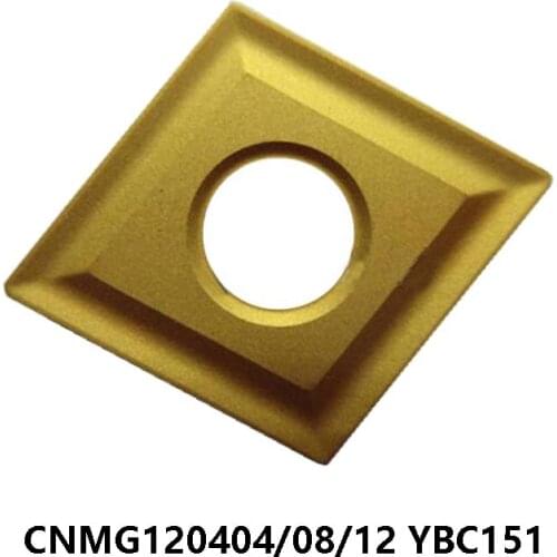 Original CNMG120404 CNMG120408 CNMG120412 YBC151 Carbide Inserts for Steel CNMG 120404 120408 120412 Lathe Cutting Machine Tools