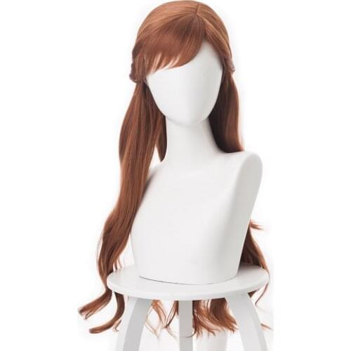 Princess Cosplay Anna cosplay wig Mix Blonde Braid Long Synthetic Hair Cosplay Party Wig