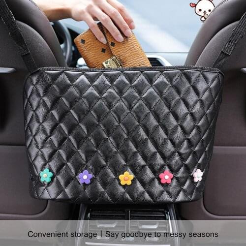 Hanging Handbag OrganizerCar Handbag Holder Universal Auto Seat Back Storage Organizer Bag Document Tickets Holders Car Using