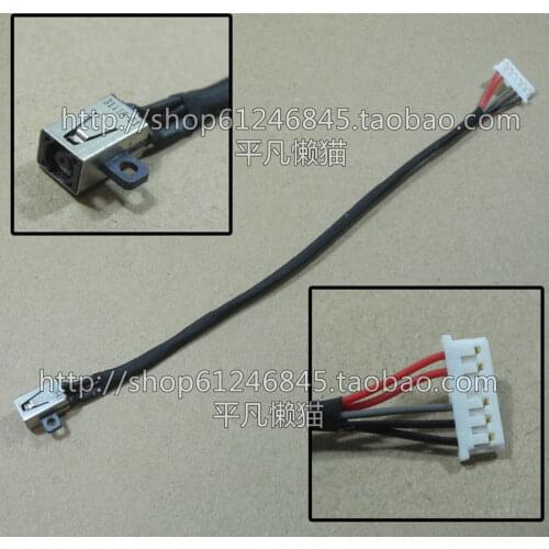 DC Power Jack with cable For Dell Inspiron 3567 3459 Vostro 3565 P63F P47F laptop DC-IN Flex Cable