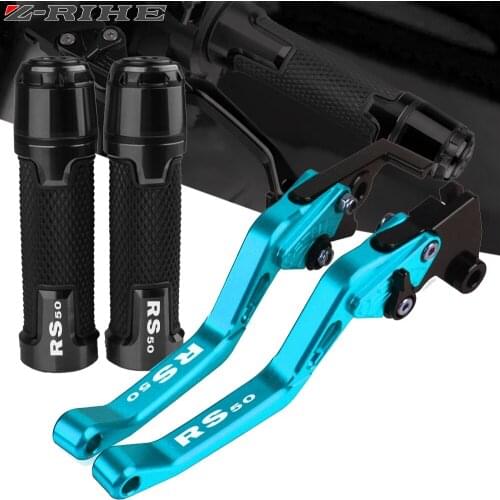Motorcycle Handlebar knobs Handle Bar Hand Grips Brake Clutch Levers For APRILIA RS50 RS 50 1999 2000 2001 2002 2003 2004 2005