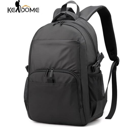 New Simple Unisex Backpack Leisure Travel Business Function Type Large Capacity Computer Bag School Student Bag X694D