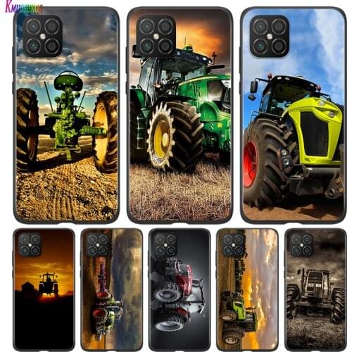Silicone Cover Farm Vehicle Tractor For Huawei Nova 8 7i 6 5T 5i 5Z 4E 3i 3e 2i SE PRO Lite 4G 5G Phone Case