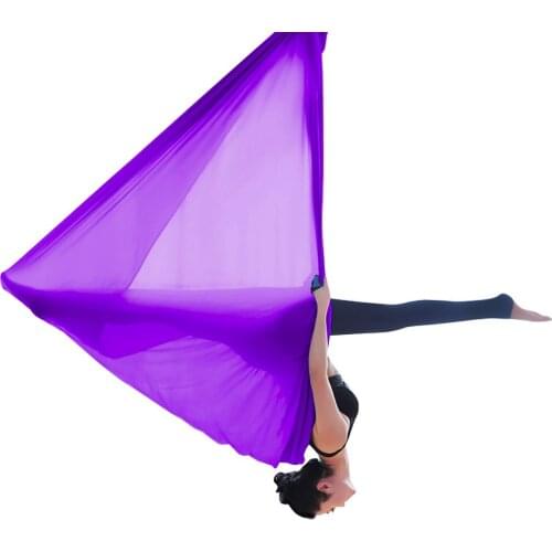 PRIOR FITNESS Yoga Aerial Silks Fabric 9 Yards 8.2 Meters Low Stretch Nylon High Strength Fly Silk Yoga fly trapeze indoor