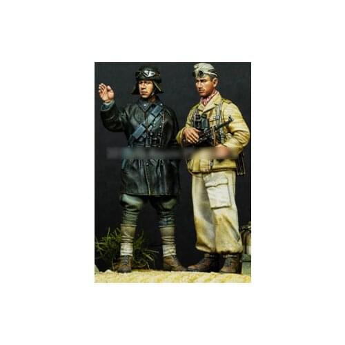 [tuskmodel] 1 35 scale resin model figures kit 2 figures A35104