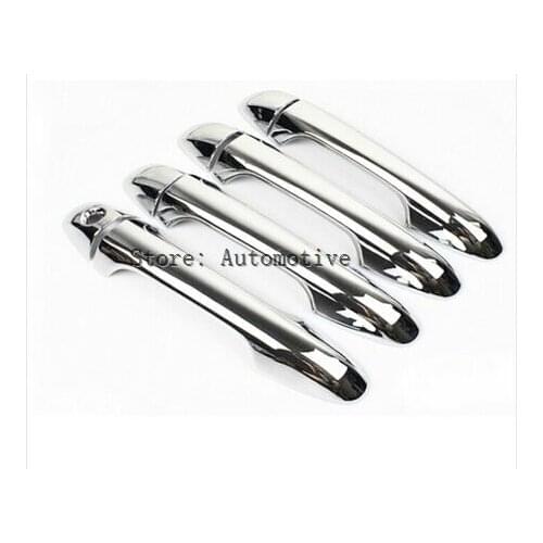 Outer Accessories Handle Covers Trim Chrome 8pcs For Toyota Highlander 2014 2015 2016